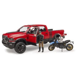 Bruder 02502 RAM 2500 Power Wagon W/ Ducati Scrambler Desert Sled And Driver 9 Bruder 02502 RAM 2500 Power Wagon W/ Ducati Scrambler Desert Sled And Driver -Baby Products Store 02502RAM2500PowerWagonwithDucatiScramblerDesertSledandDriver 03