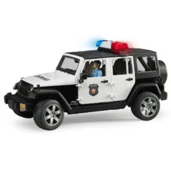 Bruder 02526 Jeep Rubicon Police Car + Light Skin Policeman -Baby Products Store 02526JeepRubiconPoliceCar LightSkinPoliceman 02