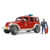 Bruder 02528 Jeep Rubicon Fire Rescue W/ Fireman