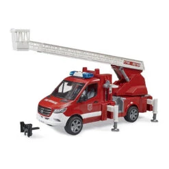 Bruder 02673 MB Sprinter Fire Engine W/ Ladder, Water Pump And Light & Sound Module