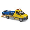 Bruder 02675 MB Sprinter Tow Truck W/ Bruder Roaster, Light & Sound Module -Baby Products Store 02675MBSprinterTowTruckwithBruderRoaster Light SoundModule 01
