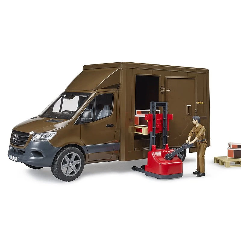 Bruder 02678 MB Sprinter UPS W/ Driver And Accessories 6 Bruder 02678 MB Sprinter UPS W/ Driver And Accessories - Image 4