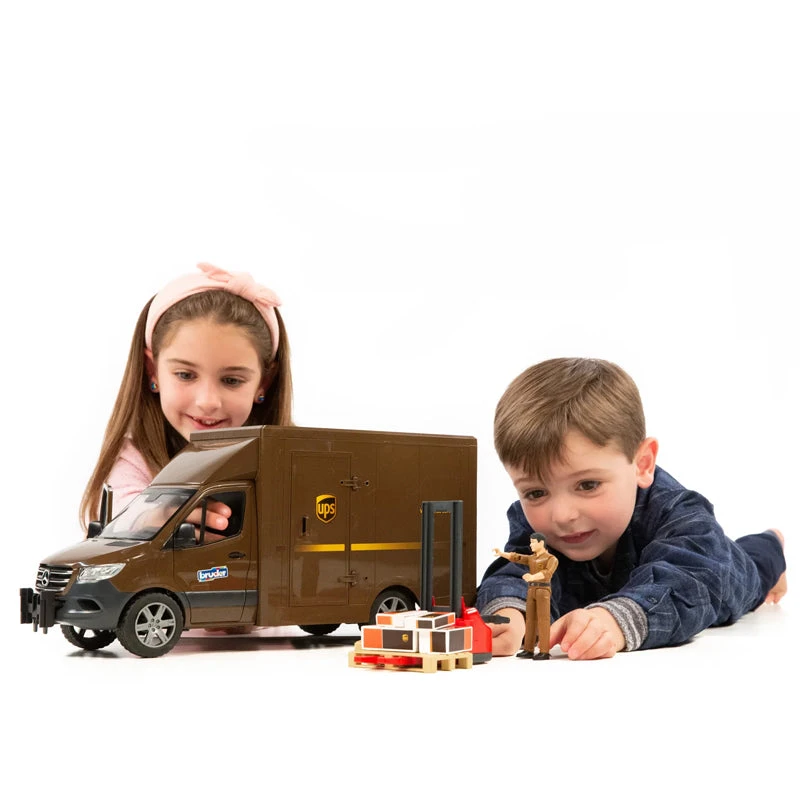 Bruder 02678 MB Sprinter UPS W/ Driver And Accessories 4 Bruder 02678 MB Sprinter UPS W/ Driver And Accessories - Image 2