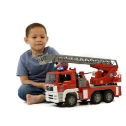 Bruder 02771 MAN Fire Engine W/ Water Pump And Light & Sound Module -Baby Products Store 02771MANFireEnginewithWaterPumpandLight SoundModule 08