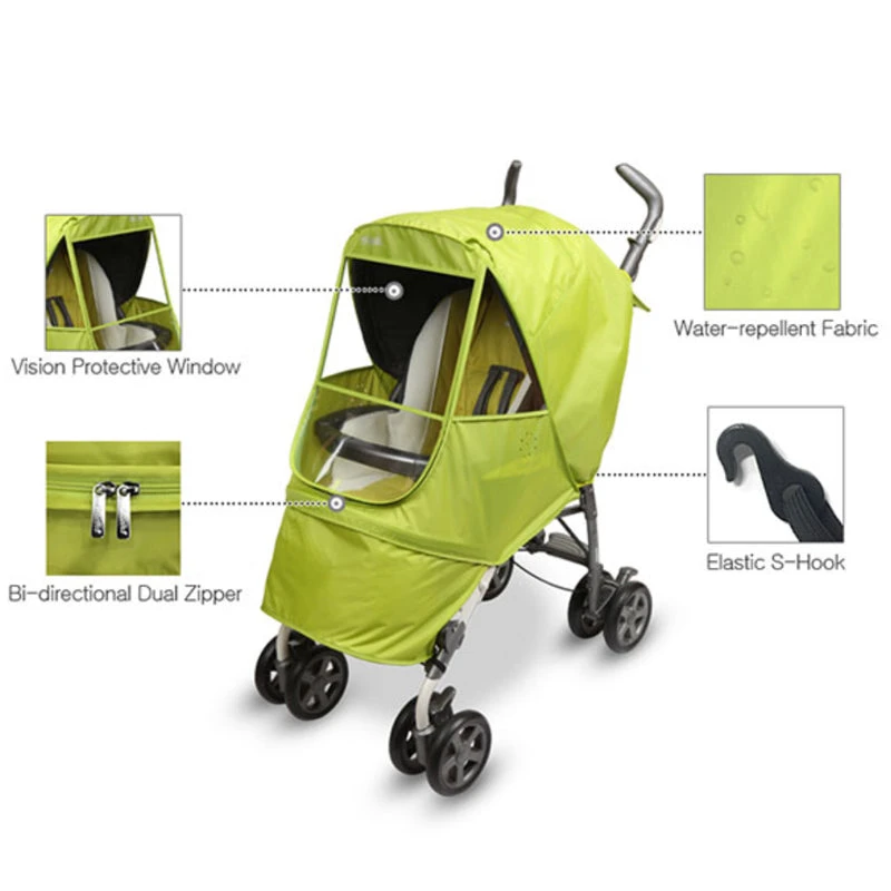 Manito Elegance Alpha Stroller Weather Shield 4 Manito Elegance Alpha Stroller Weather Shield - Image 2