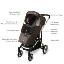 Manito Elegance Beta Stroller Weather Shield 14 Manito Elegance Beta Stroller Weather Shield -Baby Products Store 2 8 2