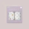 Jujube 2-Pack Square Swaddle Blanket Set - Mushy Love 1 Jujube 2-Pack Square Swaddle Blanket Set - Mushy Love -Baby Products Store 2 PackSquareSwaddleBlanketSet MushyLove 01