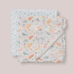 Jujube 2-Pack Square Swaddle Blanket Set - Roarsome 8 Jujube 2-Pack Square Swaddle Blanket Set - Roarsome -Baby Products Store 2 PackSquareSwaddleBlanketSet Roarsome 03