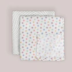 Jujube 2-Pack Square Swaddle Blanket Set - Happy Baby Vibes -Baby Products Store 2 Pack Square Swaddle Blanket Set Happy Baby Vibes 04