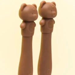 Soft Silicone Handle Stainless Steel Spoon & Fork Set (3+ Years Old) 23 Soft Silicone Handle Stainless Steel Spoon & Fork Set (3+ Years Old) -Baby Products Store 20231113170037