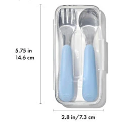 Oxo Tot On The Go Fork And Spoon Set 12 Oxo Tot On The Go Fork And Spoon Set -Baby Products Store 48873B2D 12E9 4D06 8966 661296DD9BBA