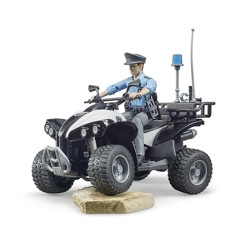 Bruder 63011 Police Quad W/ Light Skin Policeman And Accessories 6 Bruder 63011 Police Quad W/ Light Skin Policeman And Accessories - Image 4