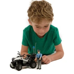 Bruder 63011 Police Quad W/ Light Skin Policeman And Accessories 11 Bruder 63011 Police Quad W/ Light Skin Policeman And Accessories -Baby Products Store 63011PoliceQuadwithLightSkinPolicemanandAccessories 05