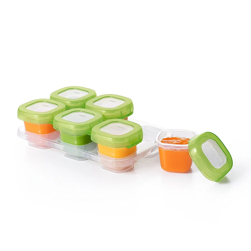 Oxo Tot Baby Blocks Freezer Storage Containers (2 Oz) 6 Oxo Tot Baby Blocks Freezer Storage Containers (2 Oz) - Image 4