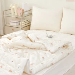 Bebenuvo Modal Cotton Baby All-Season Bedding 3pc Set (Blanket + Pillow + Pad)-Berry Chu -Baby Products Store All SeasonBeddingSet Blanket Pillow Pad BerryChu 06