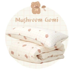 Bebenuvo Modal Cotton Baby All-Season Bedding 3pc Set (Blanket + Pillow + Pad)-Mushroom Gomi 13 Bebenuvo Modal Cotton Baby All-Season Bedding 3pc Set (Blanket + Pillow + Pad)-Mushroom Gomi -Baby Products Store All SeasonBeddingSet Blanket Pillow Pad MushroomGomi 01