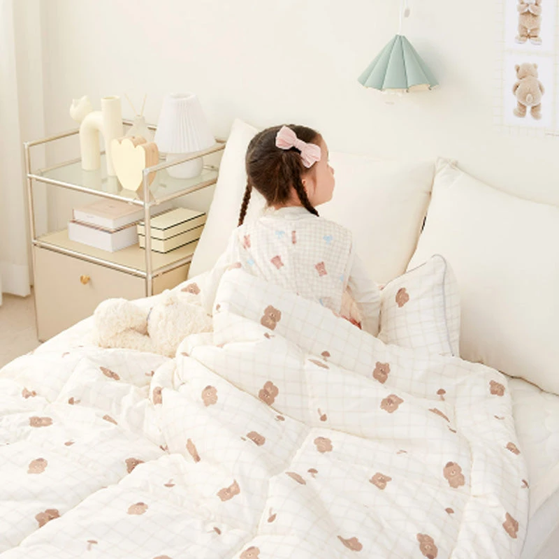 Bebenuvo Modal Cotton Baby All-Season Bedding 3pc Set (Blanket + Pillow + Pad)-Mushroom Gomi 6 Bebenuvo Modal Cotton Baby All-Season Bedding 3pc Set (Blanket + Pillow + Pad)-Mushroom Gomi - Image 4