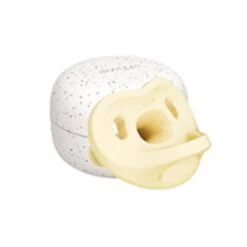 Moyuum All Silicon Macaroon Pacifiers With Case -Baby Products Store AllSiliconMacaroonPacifiers 2 LemonYellow