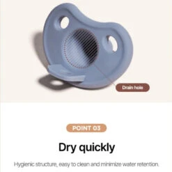 Mother-K All Silicone Pacifier With Case -Baby Products Store AllSiliconePacifierWithCase 07