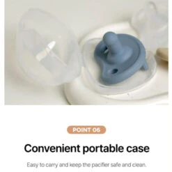 Mother-K All Silicone Pacifier With Case -Baby Products Store AllSiliconePacifierWithCase 10