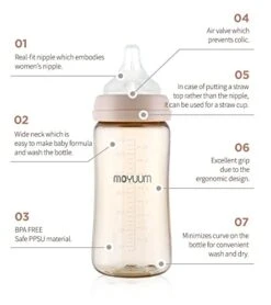 Moyuum Premium PPSU All In One Bottle 270ml (No Nipple) -Baby Products Store Allin1Bottle270ml 01