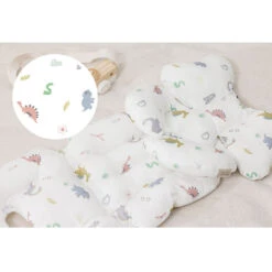 Bebenuvo Stroller Seat Pad-Alphabet Dino 7 Bebenuvo Stroller Seat Pad-Alphabet Dino -Baby Products Store AlphabetDinoStrollerSeatPadding 02