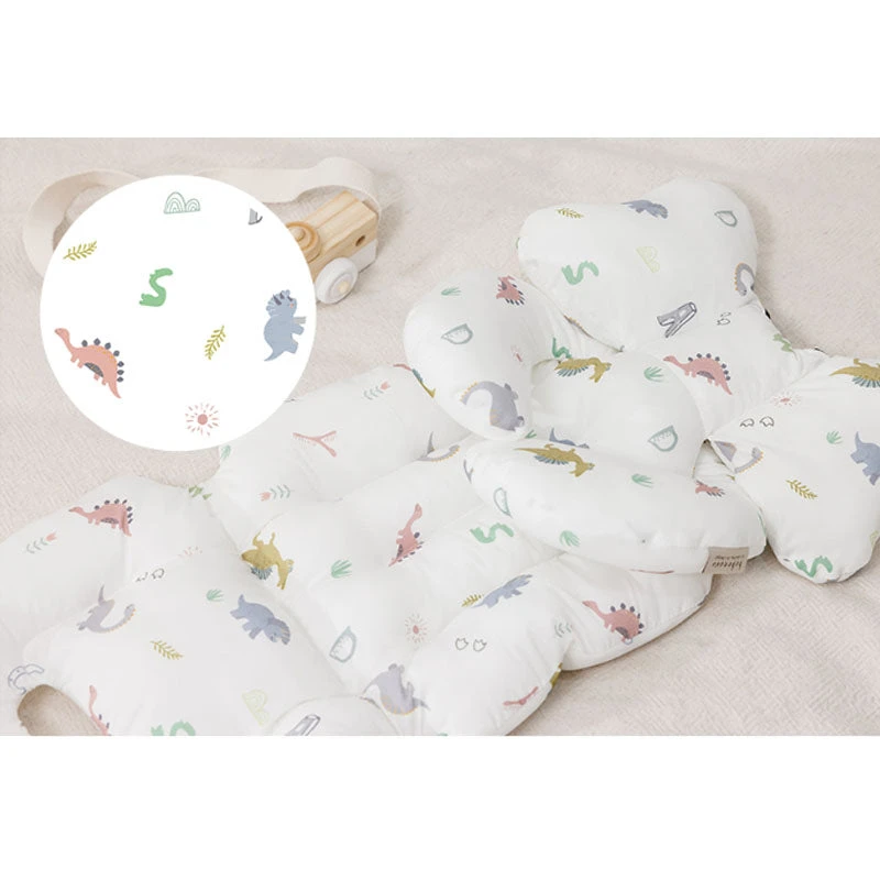 Bebenuvo Stroller Seat Pad-Alphabet Dino 5 Bebenuvo Stroller Seat Pad-Alphabet Dino - Image 3