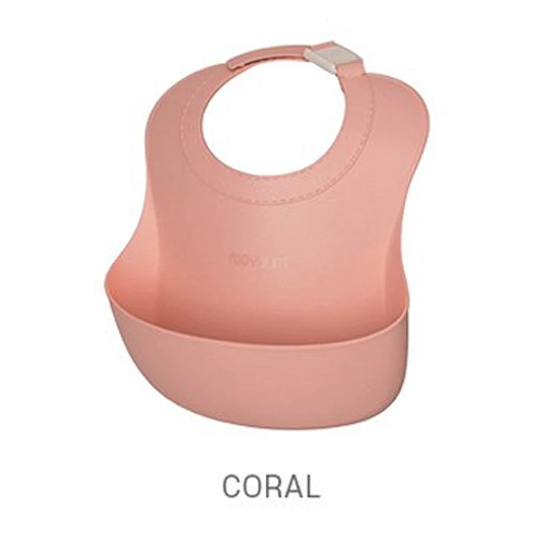 Moyuum One Touch Buckle Silicone Baby Bib 9 Moyuum One Touch Buckle Silicone Baby Bib - Image 7