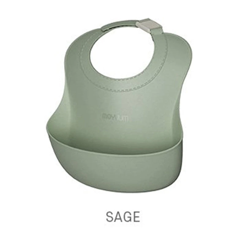 Moyuum One Touch Buckle Silicone Baby Bib 10 Moyuum One Touch Buckle Silicone Baby Bib - Image 8