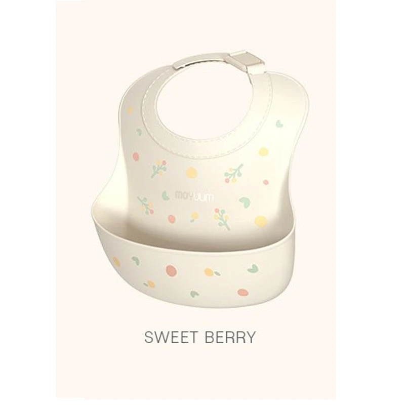 Moyuum One Touch Buckle Silicone Baby Bib Sweet Edition 12 Moyuum One Touch Buckle Silicone Baby Bib Sweet Edition - Image 10