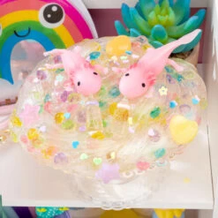 Kawaii Slime Baby Axolotl Clear Slime 8 Kawaii Slime Baby Axolotl Clear Slime -Baby Products Store BabyAxolotlClearSlime 03