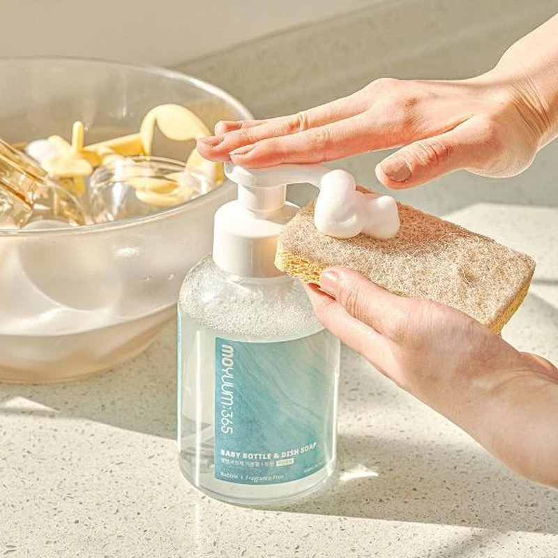 Moyuum Sea Salt Baby Bottle And Dish Cleanser - Foam Type 500ml (Fragrance Free) 4 Moyuum Sea Salt Baby Bottle And Dish Cleanser - Foam Type 500ml (Fragrance Free) - Image 2
