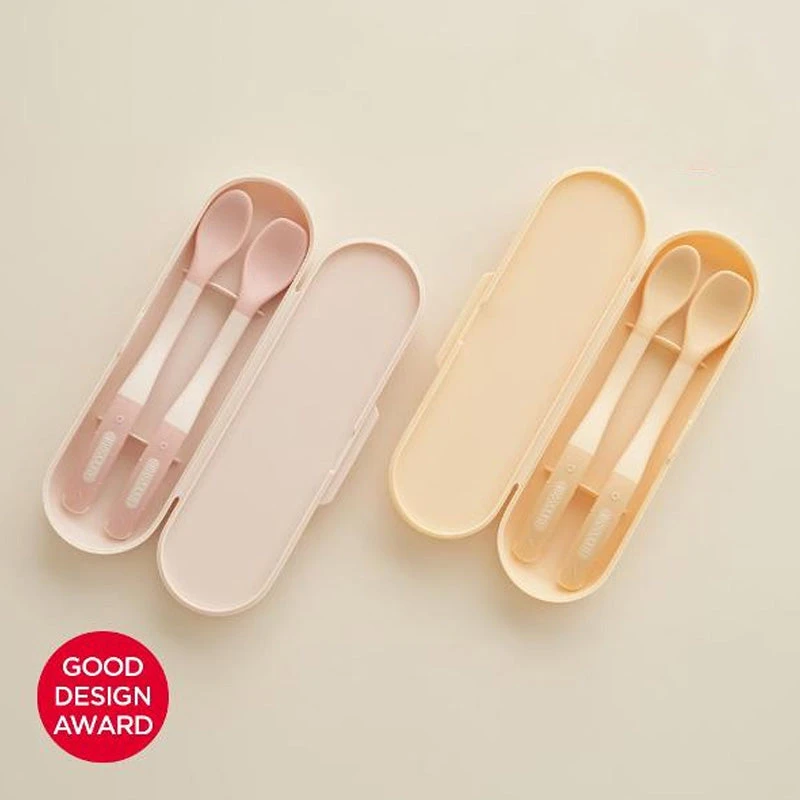 Moyuum Curved Baby Food Spoon 2p Set 3 Moyuum Curved Baby Food Spoon 2p Set