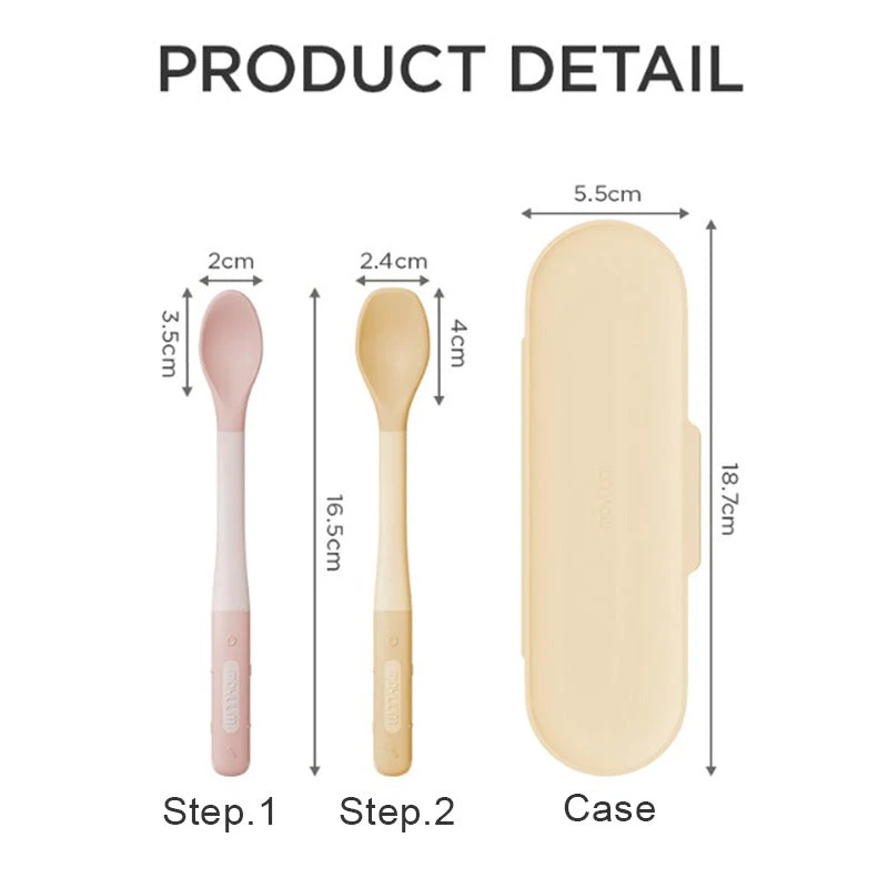Moyuum Curved Baby Food Spoon 2p Set 8 Moyuum Curved Baby Food Spoon 2p Set - Image 6
