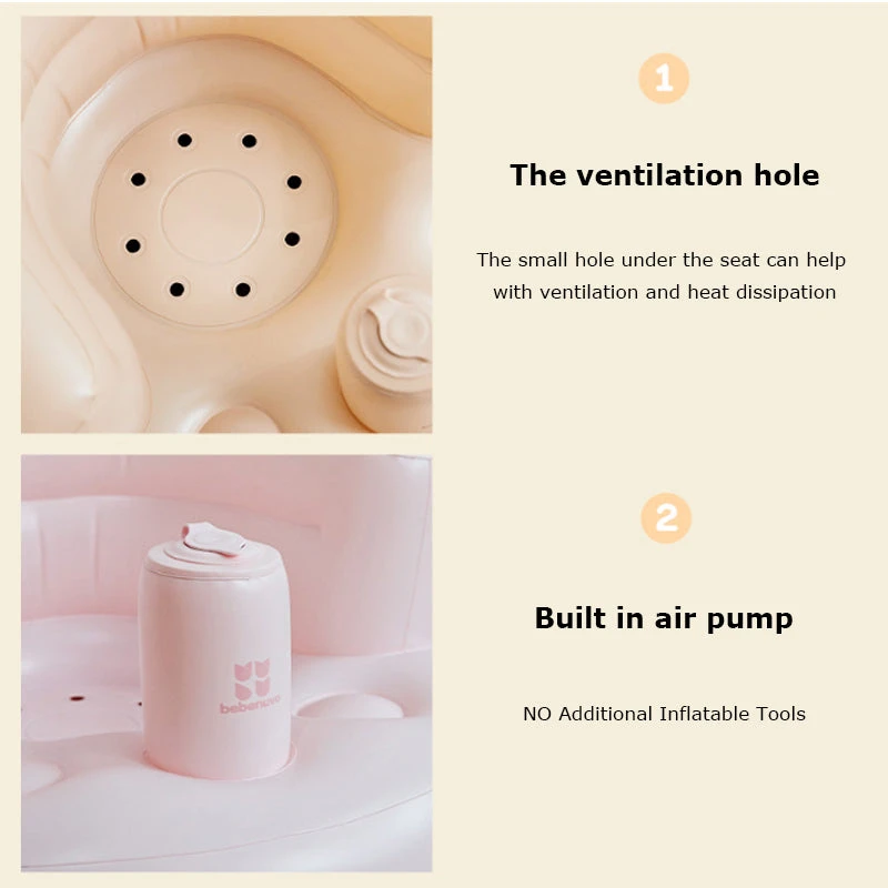 Bebenuvo Inflatable Baby Seat With Built In Air Pump 9 Bebenuvo Inflatable Baby Seat With Built In Air Pump - Image 7