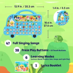 Pinkfong Baby Shark Alphabet Bus With Lyrics Booklet -Baby Products Store BabySharkAlphabetBuswithLyricsBooklet 04