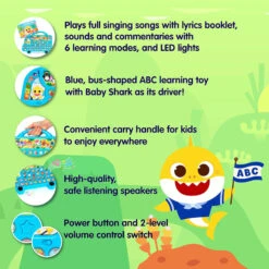 Pinkfong Baby Shark Alphabet Bus With Lyrics Booklet -Baby Products Store BabySharkAlphabetBuswithLyricsBooklet 05