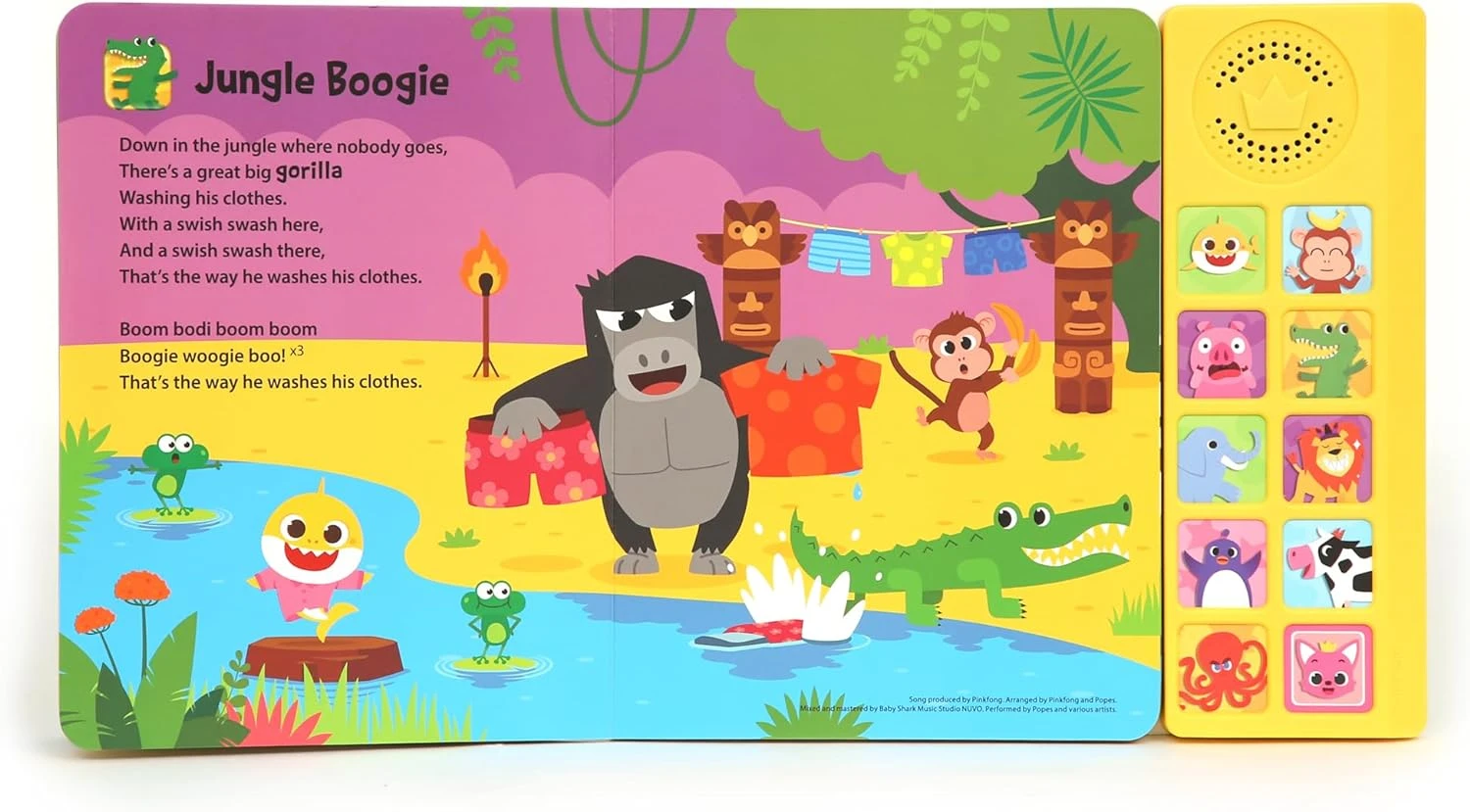 Pinkfong Baby Shark Animal Songs 10 Button Sound Book 9 Pinkfong Baby Shark Animal Songs 10 Button Sound Book - Image 7