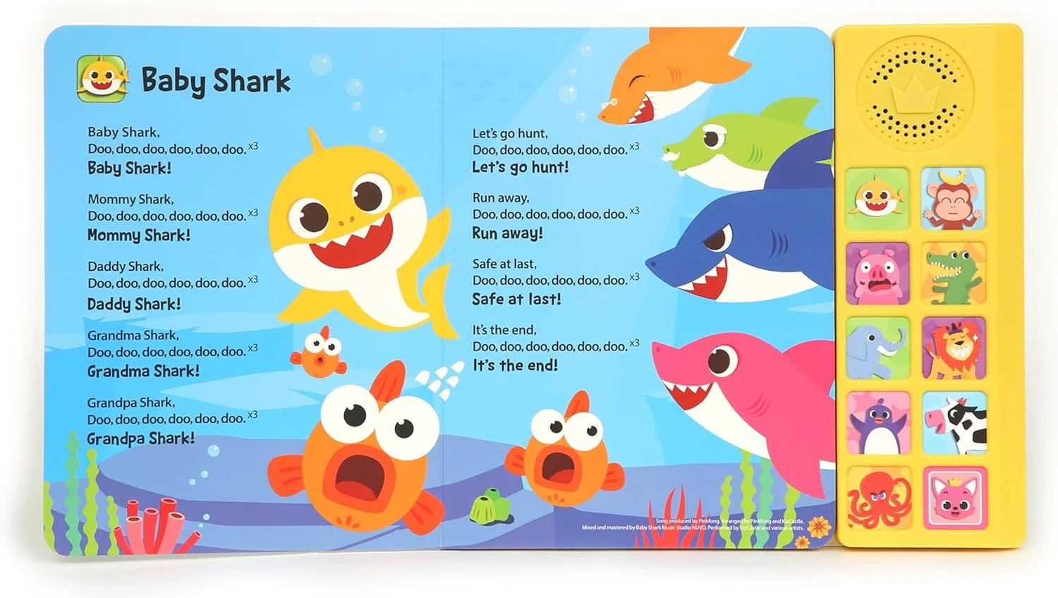 Pinkfong Baby Shark Animal Songs 10 Button Sound Book 11 Pinkfong Baby Shark Animal Songs 10 Button Sound Book - Image 9
