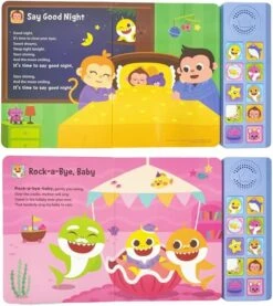 Pinkfong Baby Shark Bedtime Songs 10 Button Sound Book -Baby Products Store BabySharkBedtimeSongs10ButtonSoundBook 07