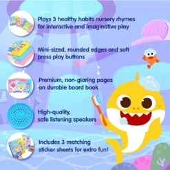 Pinkfong Baby Shark Healthy Habits Sound Books Boxed Set -Baby Products Store BabySharkHealthyHabitsSoundBooksBoxedSet 03