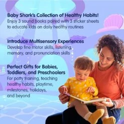 Pinkfong Baby Shark Healthy Habits Sound Books Boxed Set -Baby Products Store BabySharkHealthyHabitsSoundBooksBoxedSet 05