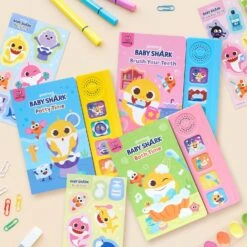 Pinkfong Baby Shark Healthy Habits Sound Books Boxed Set -Baby Products Store BabySharkHealthyHabitsSoundBooksBoxedSet 06