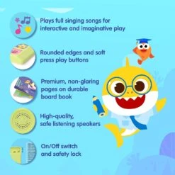 Pinkfong Baby Shark Sing-Alongs 10 Button Sound Book 11 Pinkfong Baby Shark Sing-Alongs 10 Button Sound Book -Baby Products Store BabySharkSing Alongs10ButtonSoundBook 03