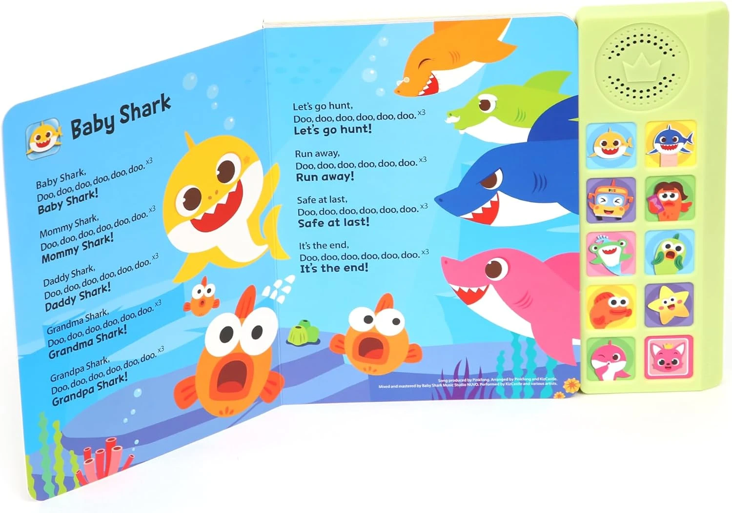 Pinkfong Baby Shark Sing-Alongs 10 Button Sound Book 6 Pinkfong Baby Shark Sing-Alongs 10 Button Sound Book - Image 4