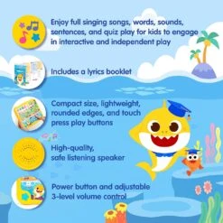 Pinkfong Baby Shark Sing & Learn Pad With Lyrics Booklet -Baby Products Store BabySharkSing LearnPadwithLyricsBooklet 03