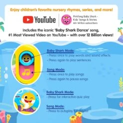 Pinkfong Baby Shark Sing & Learn Pad With Lyrics Booklet -Baby Products Store BabySharkSing LearnPadwithLyricsBooklet 04