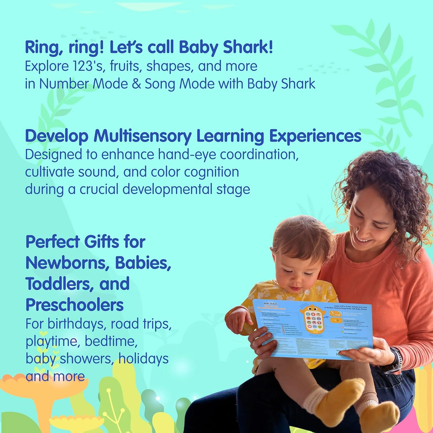 Pinkfong Baby Shark Sing & Learn Smart Phone And Book Set 7 Pinkfong Baby Shark Sing & Learn Smart Phone And Book Set - Image 5