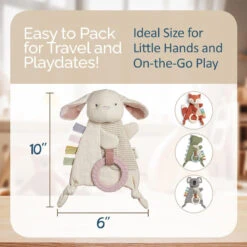 Itzy Ritzy Bitzy Crinkle™ Sensory Crinkle Toy With Teether - Bunny 13 Itzy Ritzy Bitzy Crinkle™ Sensory Crinkle Toy With Teether - Bunny -Baby Products Store BitzyCrinkle SensoryCrinkleToywithTeether Bunny 06