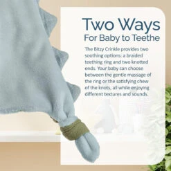 Itzy Ritzy Bitzy Crinkle™ Sensory Crinkle Toy With Teether - Dino -Baby Products Store BitzyCrinkle SensoryCrinkleToywithTeether Dino 04